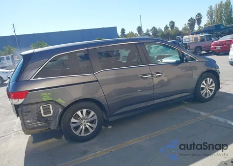 2017 Honda Odyssey Se from USA, damaged, VIN 5FNRL5H30HB014780